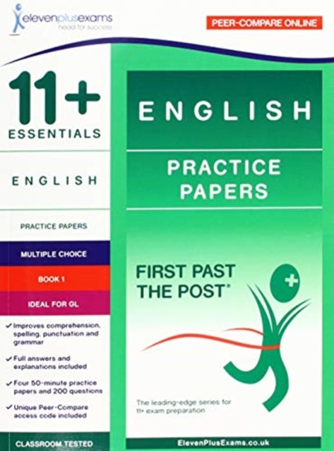 Book cover of: 11+ Essentials English Practice Papers Book 1