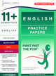 Book cover of: 11+ Essentials English Practice Papers Book 1