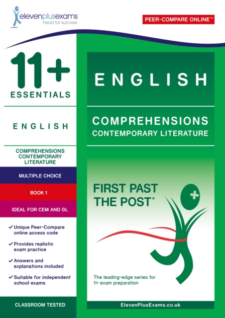 Book cover of: 11+ Essentials English Comprehensions: Contemporary Literature Book 1