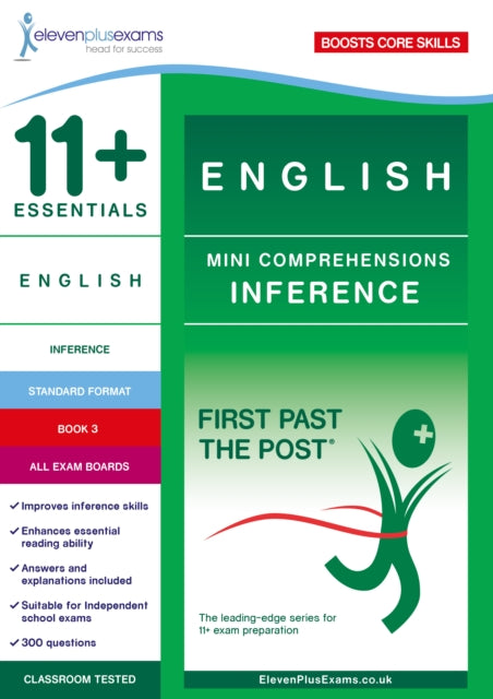 Book cover of: 11+ Essentials English Mini Comprehensions: Inference Book 3