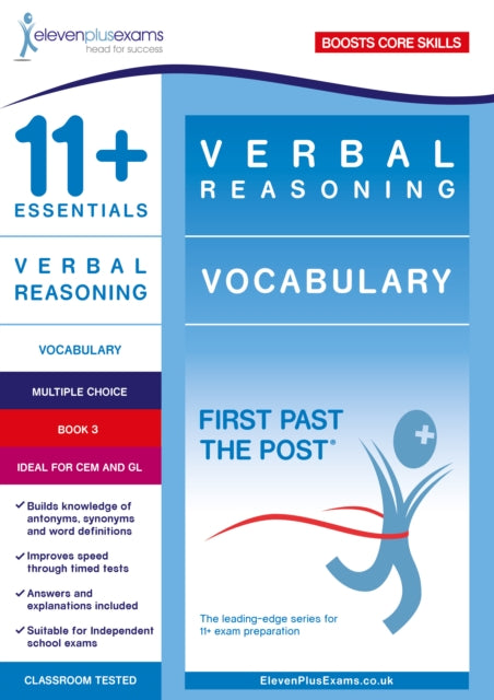 Book cover of: 11+ Essentials Verbal Reasoning: Vocabulary Book 3