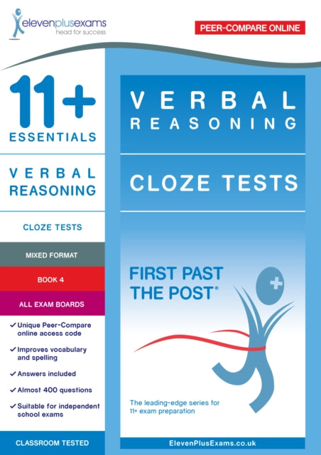 Book cover of: 11+ Essentials Verbal Reasoning: Cloze Tests Book 4