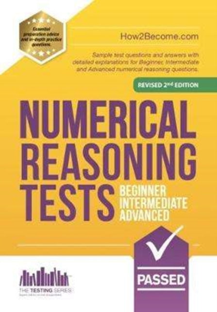 Book cover of: NUMERICAL REASONING TESTS: Beginner, Intermediate, and Advanced