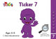 Book cover of: Ticker 7. By: Jik