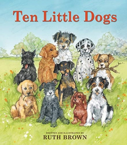 Book cover of: Ten Little Dogs. By: Ruth Brown