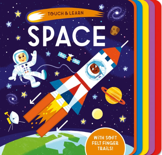 Book cover of: Touch and Learn Space. By: Becky Davies