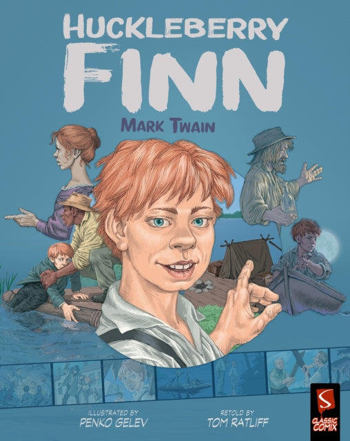 Book cover of: Huckleberry Finn. By: Tom Ratliff