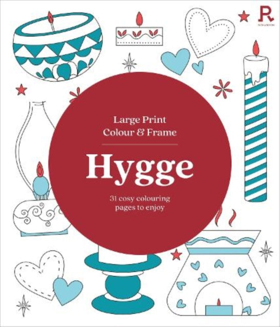 Book cover of: Large Print Colour & Frame - Hygge