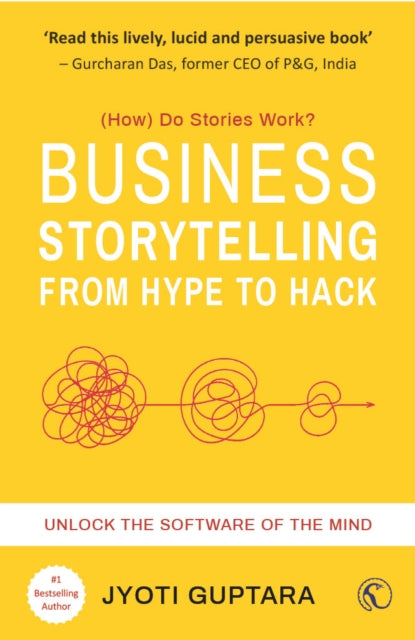 Book cover of: Business Storytelling from Hype to Hack. By: Jyoti Guptara