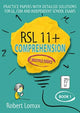 Book cover of: RSL 11+ Comprehension, Multiple Choice. By: Robert Lomax