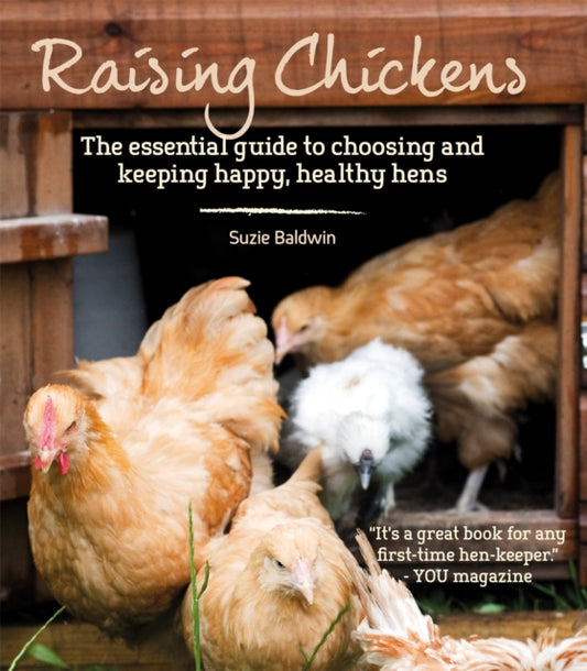 Book cover of: Raising Chickens. By: Suzie Baldwin