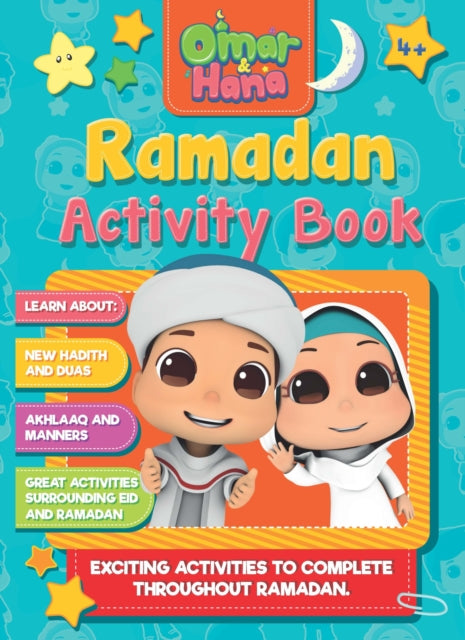 Book cover of: Omar & Hana Ramadan Activity Book. By: Astro & Digital Durian