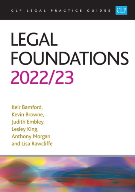 Book cover of: Legal Foundations 2022/2023. By: Keir Bamford