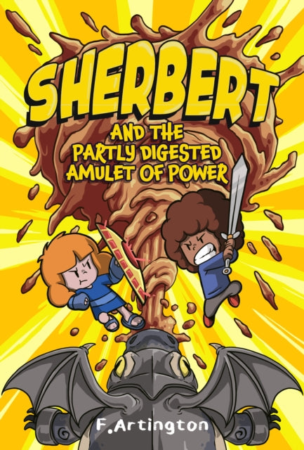 Book cover of: Sherbert and the Partly Digested Amulet of Power. By: ARTINGTON