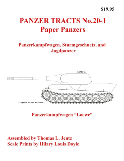 Book cover of: Panzer Tracts No.20-1: Paper Panzers