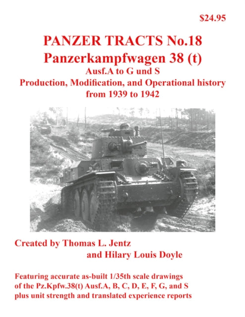 Book cover of: Panzer Tracts No.18: Panzerkampfwagen 38(t)