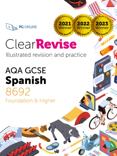 Book cover of: ClearRevise AQA GCSE Spanish 8692