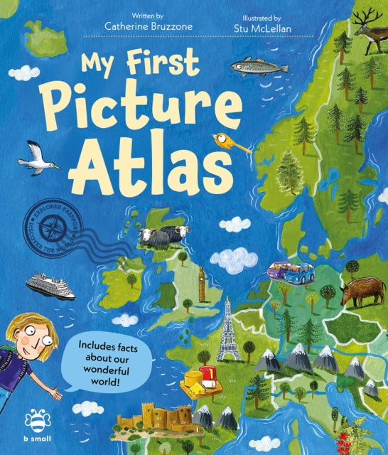 My First Picture Atlas, Includes Facts About Our Wonderful World! 9781916851559 BRUZZONE, CATHERINE