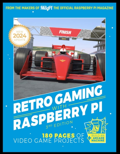 Book cover of: Retro Gaming With Raspberry Pi. By: The Makers of The MagPi magazine