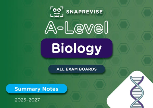 Book cover of: SnapRevise A-Level Biology Summary Notes