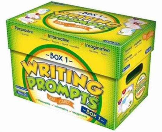 Book cover of: Writing Prompts - Box 1