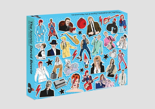 Book cover of: Iconic David Bowie. By: Niki Fisher