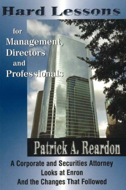 Book cover of: Hard Lessons for Management, Directors & Professionals
