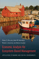 Book cover of: Economic Analysis for Ecosystem-Based Management. By: Daniel S. Holland