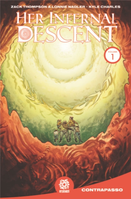 Book cover of: Her Infernal Descent, Vol. 1. By: Zac Thompson