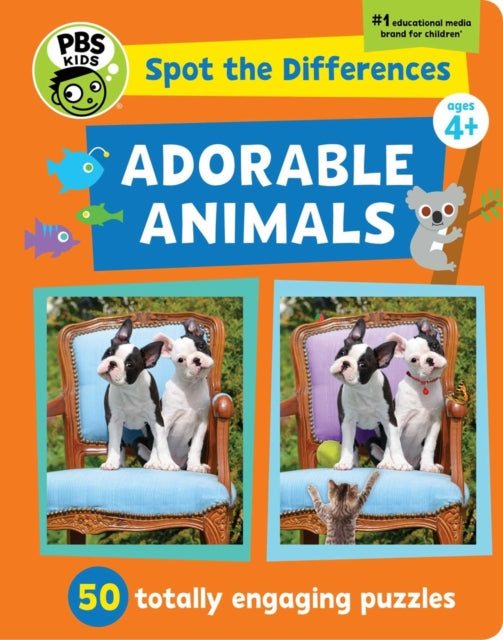 Book cover of: Spot the Differences: Adorable Animals. By: Georgia Rucker