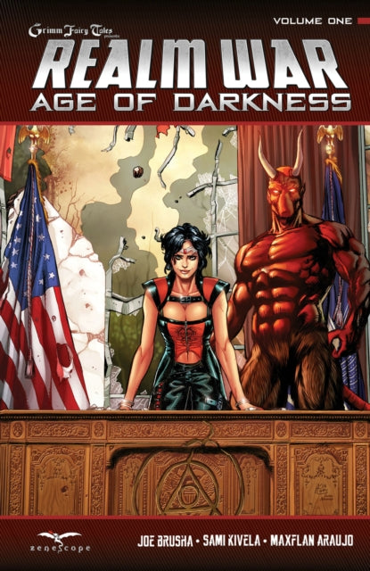 Book cover of: Realm War Volume 1. By: Zenescope Entertainment Staff