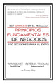 Book cover of: Principios Fundamentales de Negocios. By: Tony Jeary