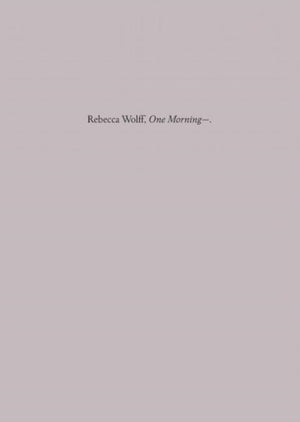 One Morning-