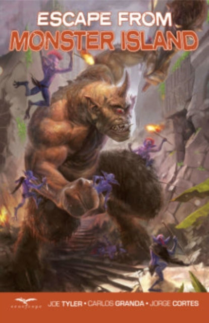 Book cover of: Escape From Monster Island. By: Zenescoep Entertainment Staff