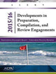 Book cover of: Developments in Preparation, Compilation, and Review Engagements, 2015/16. By: American Institute of Certified Public Accountants Staff