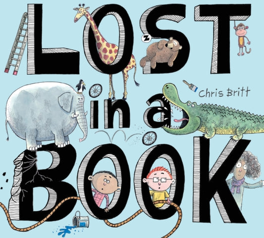 Book cover of: Lost in a Book. By: Chris Britt