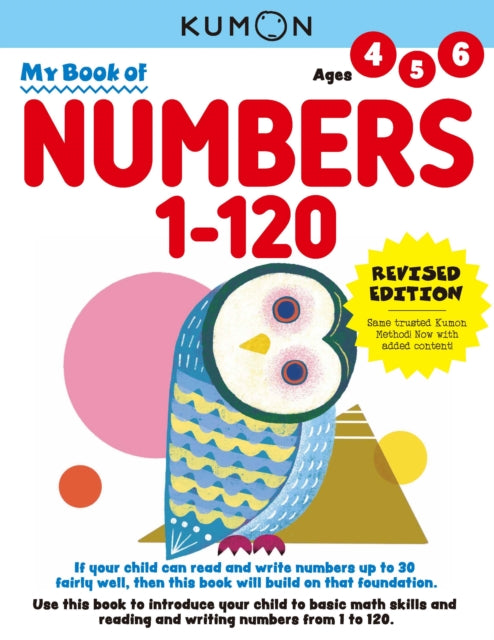 Book cover of: Kumon My Book of Numbers 1-120. By: Kumon Publishing North America