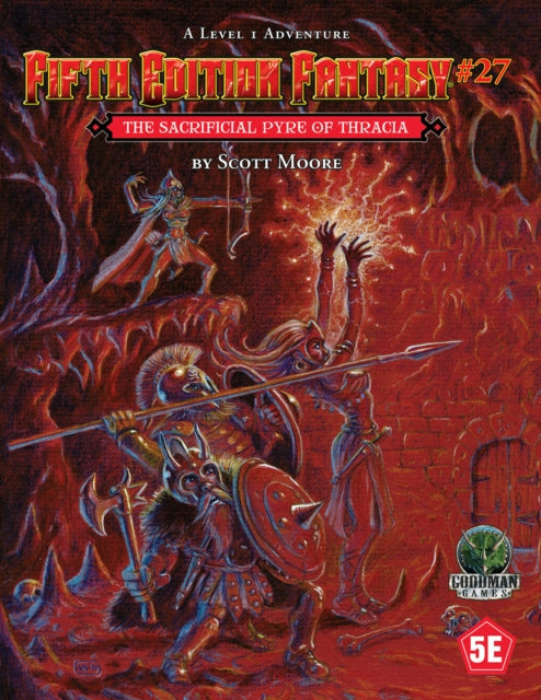 Book cover of: Fifth Edition Fantasy #27: The Sacrificial Pyre of Thracia