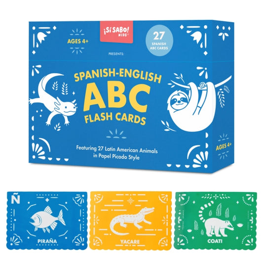 Book cover of: Spanish-English ABC Flash Cards