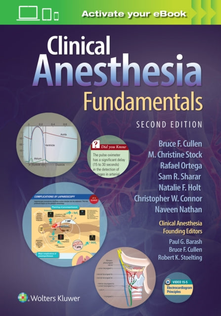 Book cover of: Clinical Anesthesia Fundamentals: Print + Ebook with Multimedia. By: Sam R. Sharar