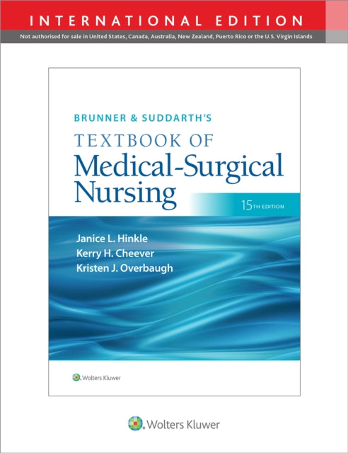 Book cover of: Brunner & Suddarth's Textbook of Medical-Surgical Nursing. By: HINKLE