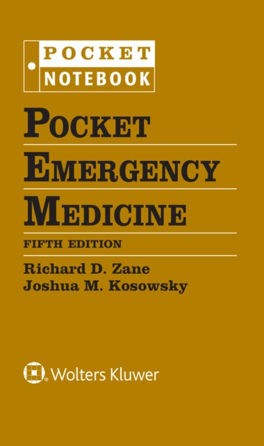 Book cover of: Pocket Emergency Medicine. By: Richard D. Zane