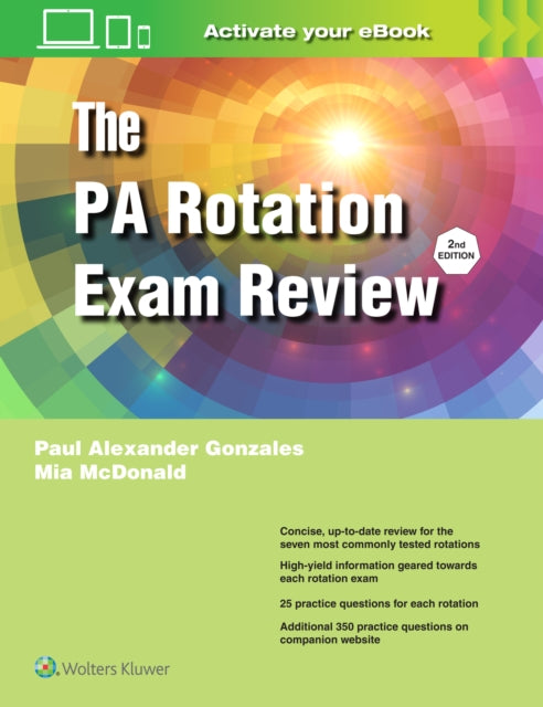 Book cover of: PA Rotation Exam Review. By: Paul Gonzales