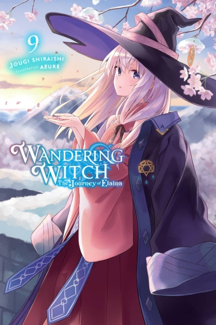 Book cover of: Wandering Witch: The Journey of Elaina, Vol. 9 (light novel). By: Jougi Shiraishi