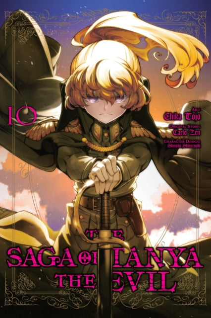 Book cover of: Saga of Tanya the Evil, Vol. 10 (manga). By: カルロ・ゼン