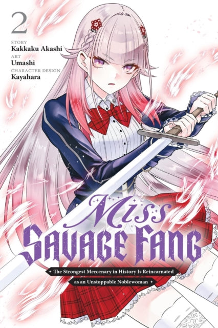 Book cover of: Miss Savage Fang, Vol. 2 (manga). By: Kakkaku Akashi