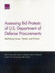 Book cover of: Assessing Bid Protests of U.S. Department of Defense Procurements. By: Mark V. Arena