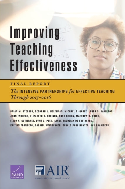 Book cover of: Improving Teaching Effectiveness. By: Brian M. Stecher
