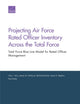 Book cover of: Projecting Air Force Rated Officer Inventory Across the Total Force. By: Tara L. Terry