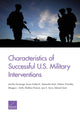 Book cover of: Characteristics of Successful U.S. Military Interventions. By: Jennifer Kavanagh